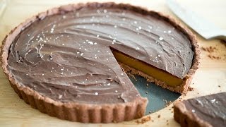 Salted Caramel Chocolate Ganache Tart Recipe