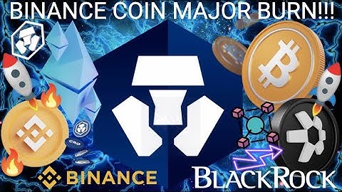 CRYPTO.COM EXPLOSIVE GROWTH!!! BINANCE COIN MAJOR BURN! QUANT & BLACKROCK TIES! BTC ETH BNB CRO COIN