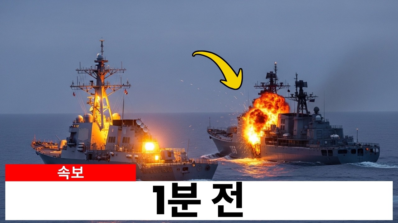 러시아 군수 보급선이 이란으로 향하던 중 미 해군 함정에 발포했다 - 그러자 이런 일이 벌어졌다 (가상 시나리오)
