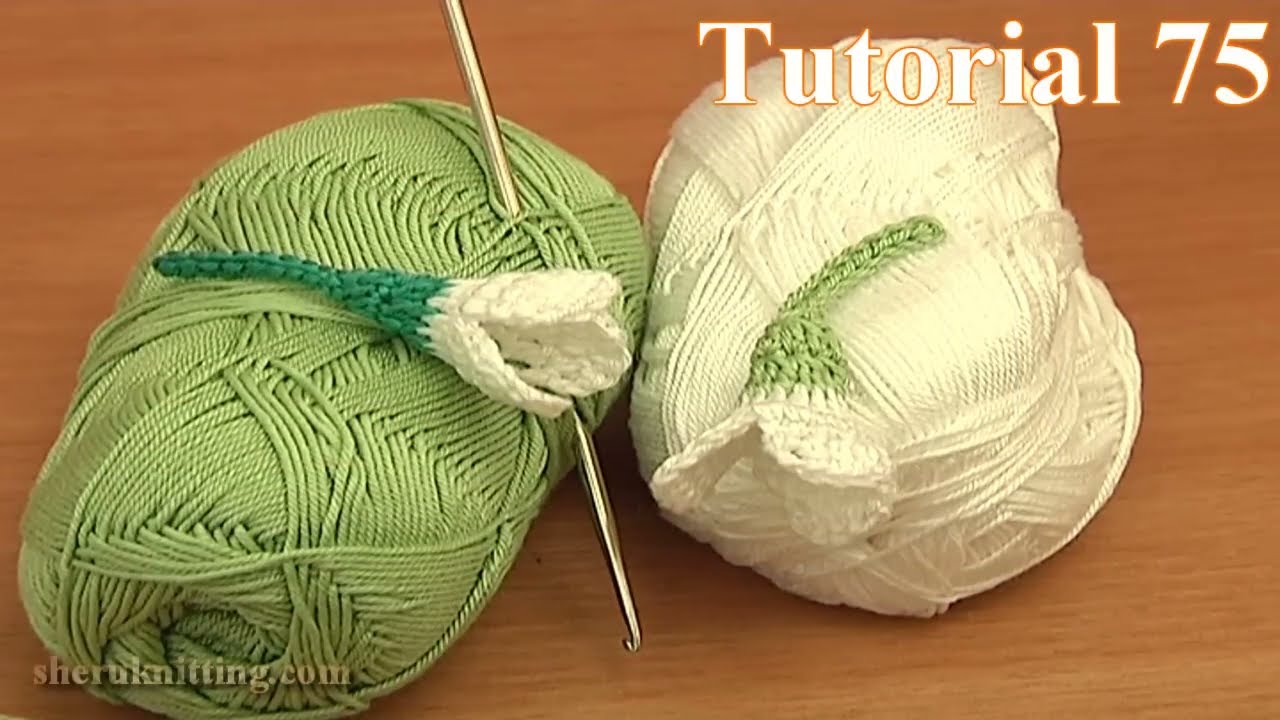 Crochet Snowdrop Flower Pattern