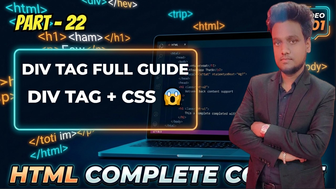 Div Tag in HTML Explained in Hindi | Complete Guide to Layouts & CSS ...