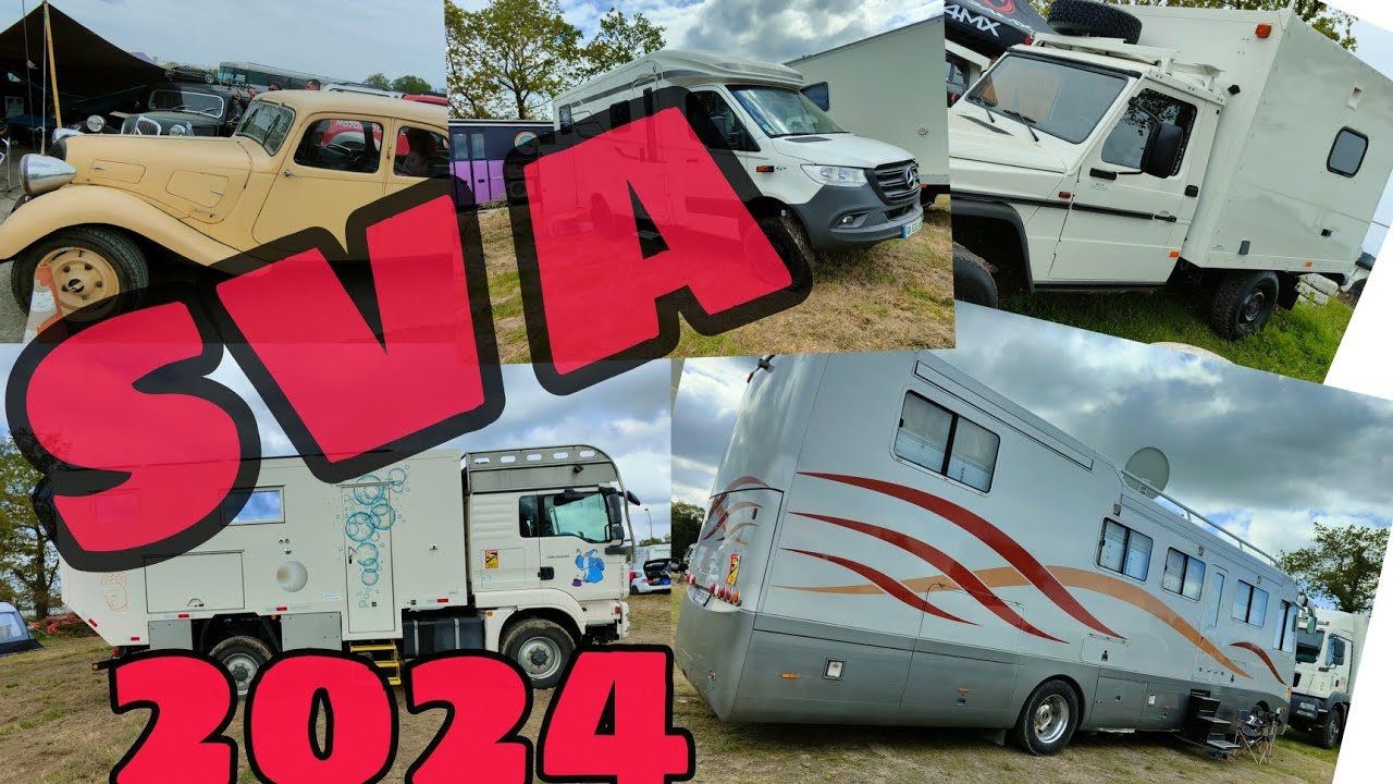 SVA 2024 salon du vhicule daventure  rempli de 4x4 amnag et de camion amnag 