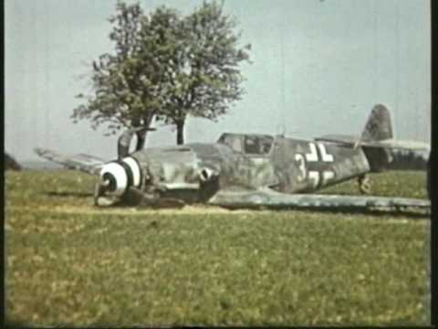 CRASHED ME 109,VERY RARE VIDEO WW2, FULL VIDEO CLIP VERSION,1944/45 -  YouTube