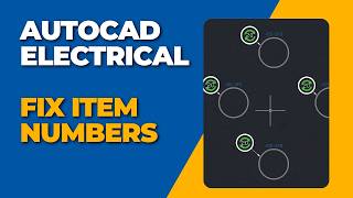 AutoCAD Electrical: How to Assign Item Numbers & Resequence Components