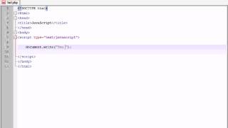 JavaScript Tutorial - Episode 1