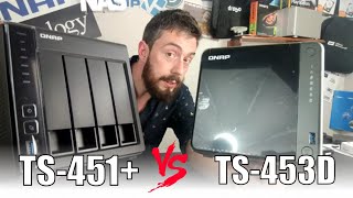 QNAP TS-453D  vs TS-451+ NAS Drive - OLD vs NEW Comparison
