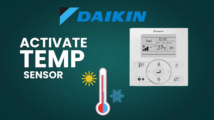 Daikin BRC1E61 & BRC1E62: Activate Wall Controller Temp Sensor | Improve Room Comfort 🥵🥶