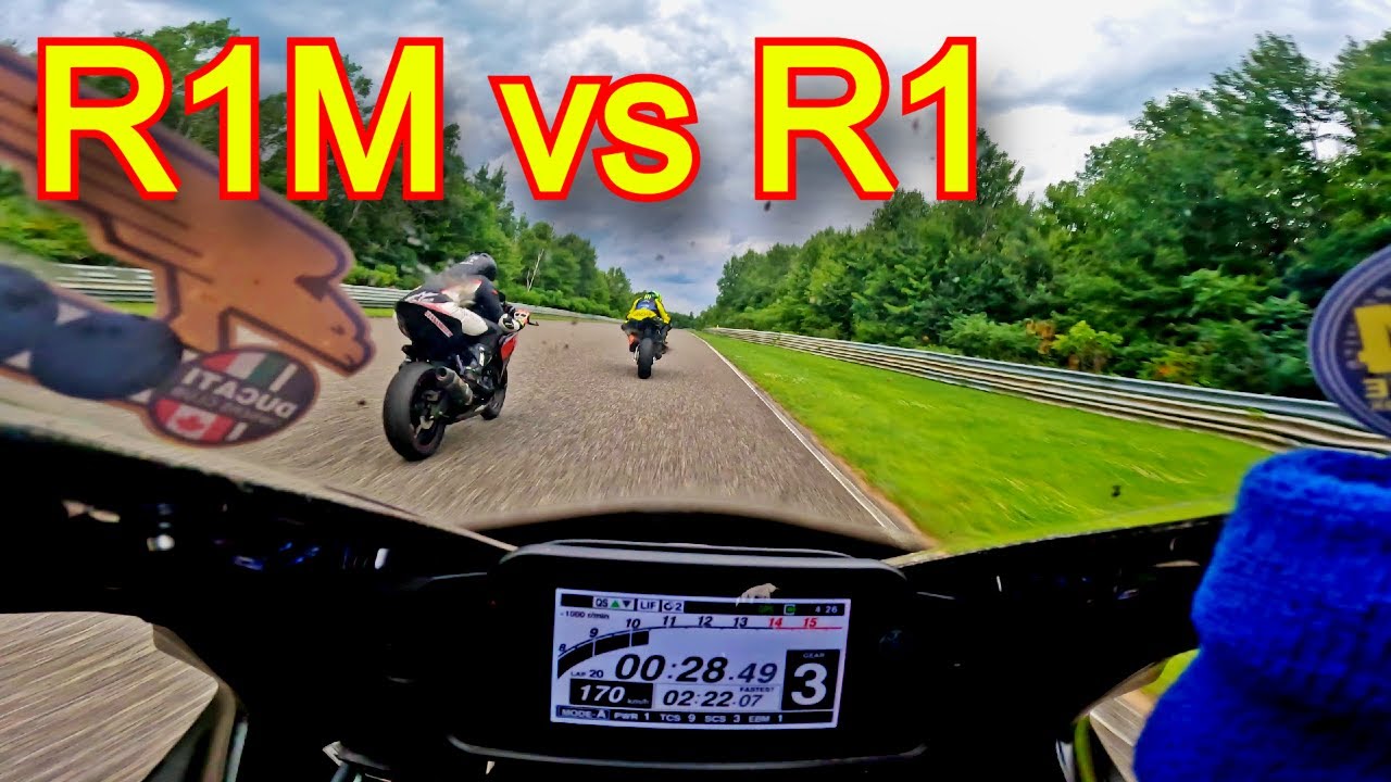 同年型 R1M vs R1 [負けられない戦い] - YouTube