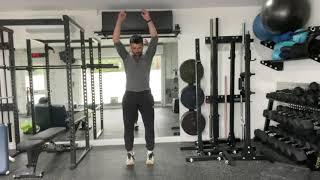 Snap Down Vertical Jump To Single Leg Landing