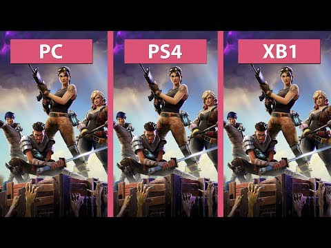 Fortnite – PC vs. PS4 vs. Xbox One Frame Rate Test & Graphics Comparison Early Access
