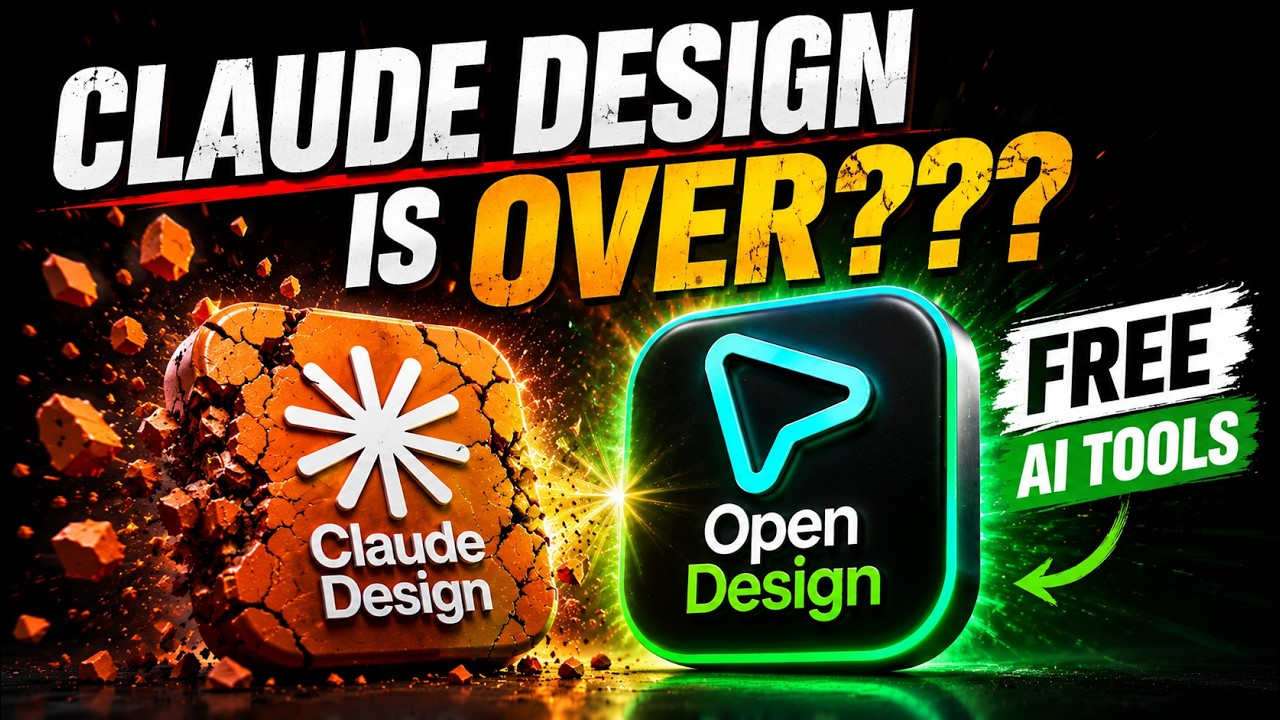 Thumbnail for Open Design Just KILLED Claude Design??! (BEST FREE Claude Design Alternative)