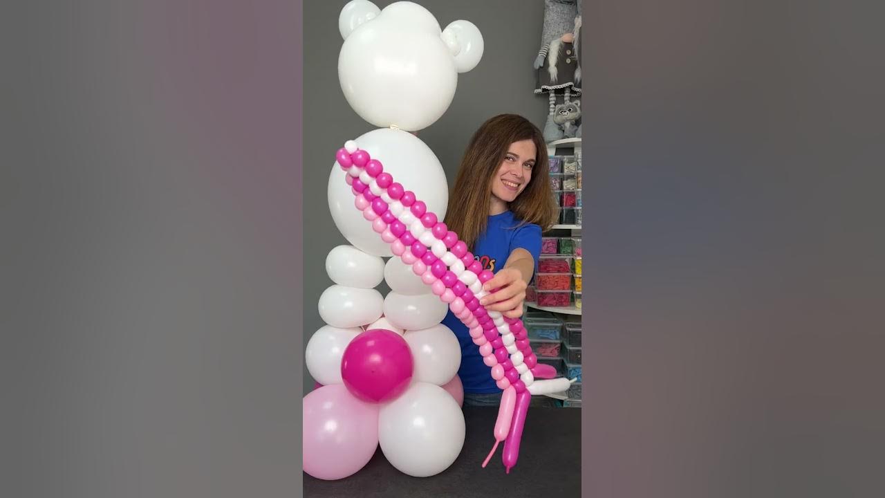 How to make a bear balloon decoration bear balloon twisting