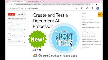 [NEW AUGUST ] Create and Test a Document AI Processor || #qwiklabs || #GSP924 | [With Explanation🗣️]