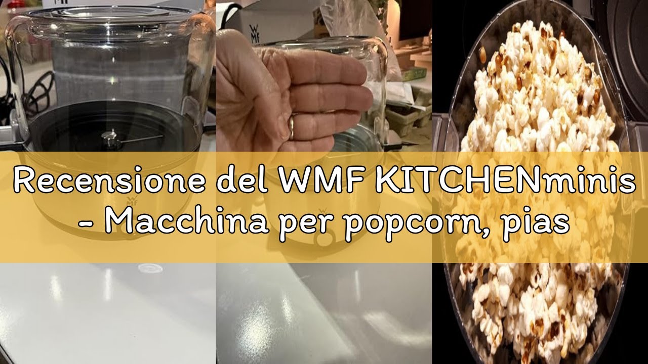WMF KITCHENminis - Macchina Per Popcorn, Piastra Riscaldante - 9