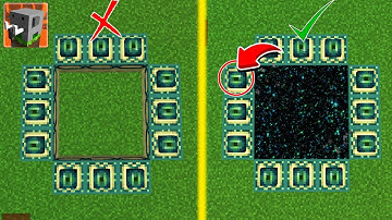 How to make END PORTAL in CRAFTSMAN
