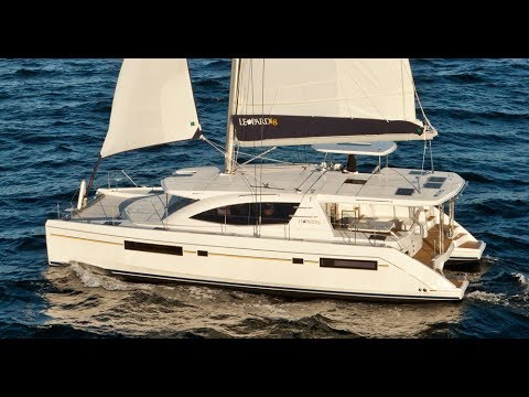 Leopard 48 catamaran Walkthrough at La Grande Motte Multihull Boatshow 2016