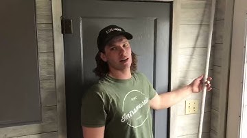 How to cut quarter round trim for inside wall corners