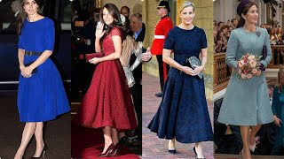 Princess Of Wales Looked Hot in Princess Kate Middleton Royal Family Designer Dresses