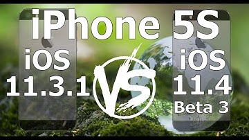 iPhone 5S : iOS 11.4 Beta 3 vs iOS 11.3.1 Speed Test Build 15F5061d