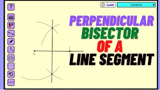 Constructing the Perpendicular Bisector of a Line Segment | Geometry | The Tutoring Hub JA