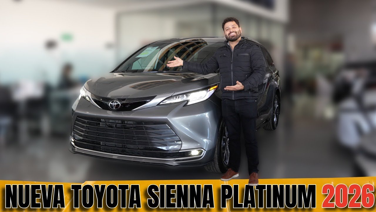 NUEVA TOYOTA SIENNA HEV PLATINUM | Comoda, amplia y ahorradora