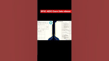 BPSC aedo exam date out #exam #examdate #bpsc #bpscaedo #shorts #education #viral #examform #exams