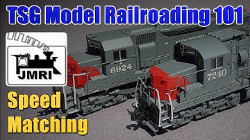 Model Railroading 101 How to Speed Match DCC Locomotives JMRI SPROG WiThrottle MR101