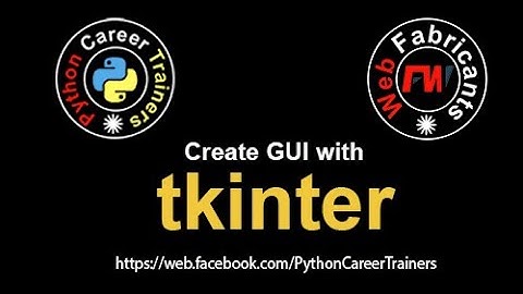 Tkinter label, button, text input