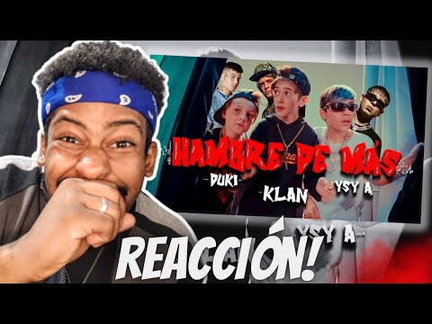 🤯DESCONTROL TOTAL! Klan, Duki, YSY A - Hambre De Más (REACCIÓN)