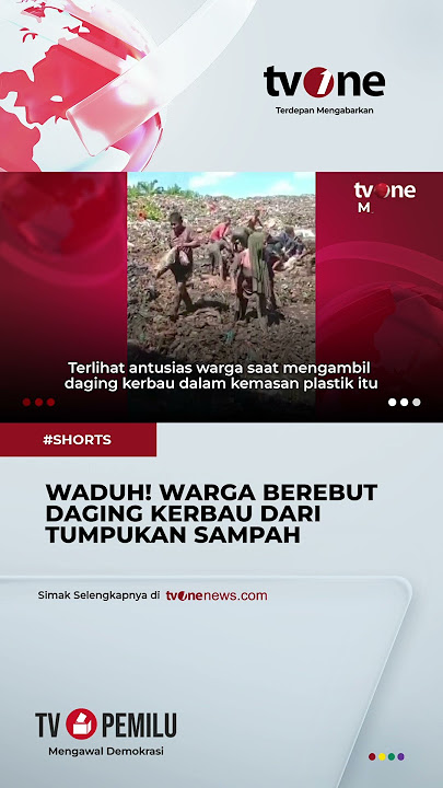 Sejumlah Warga Nekat Pungut Daging Kerbau Ilegal yang Sudah Dibuang ke TPA #shorts #tvone #news