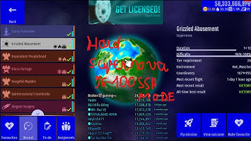 Chicken invader universe: 96-100 difficulty supernova, ssh mode