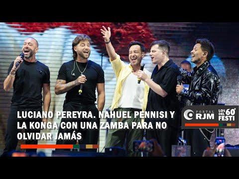 ¡Histórico!: Luciano Pereyra, Nahuel Pennisi y La Konga unieron sus voces en "Zamba para olvidar"