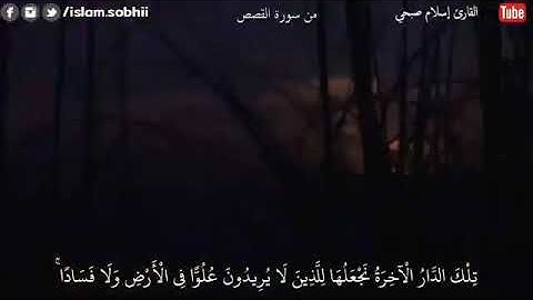 ماتيسر من سورة القصص إسلام صبحي