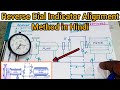 reverse dial indicator alignment method in Hindi | pump and motor dial gauge alignment | alignment