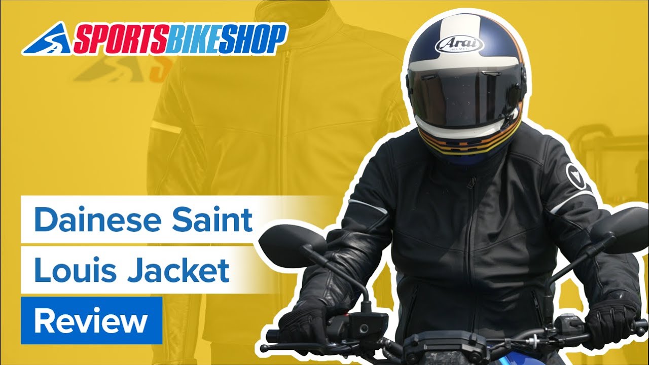 Dainese Saint Louis leather motorcycle jacket review - Sportsbikeshop 