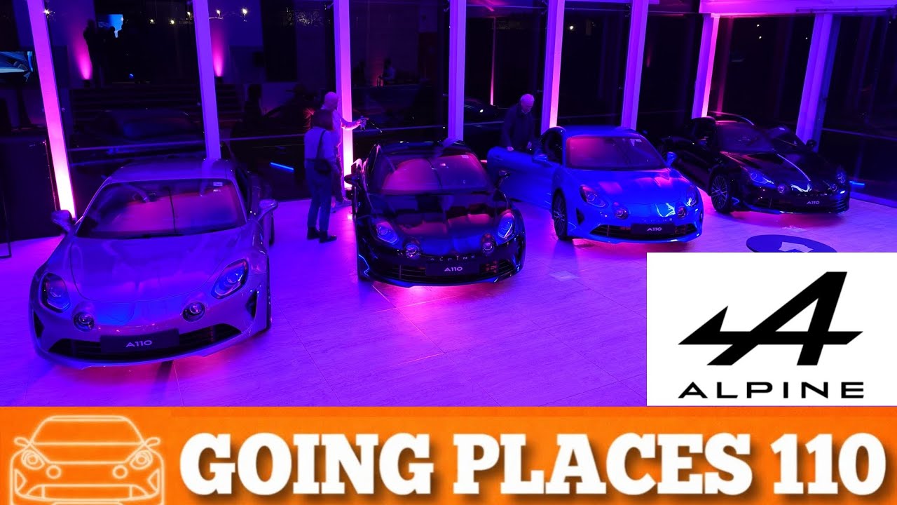 Alpine A390 launch and Grange Alpine Edinburgh Opening in the Alpine ...