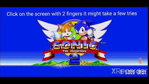 How to get super tails in sonic 2 mobile + debug mode