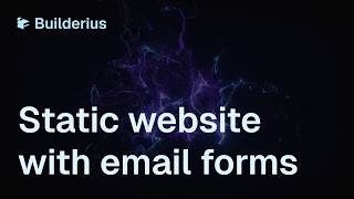 Built in WordPress, deployed as static, forms still work — Builderius shop reopens May 28