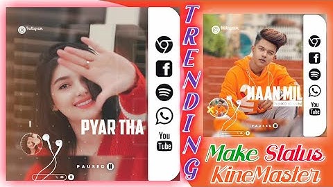 How To Make Trending Square Size Video Editing For WhatsApp / Instagram Story In Kinemaster Tutorial