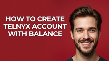 How to Create Telnyx Account with Balance - GUIDE!