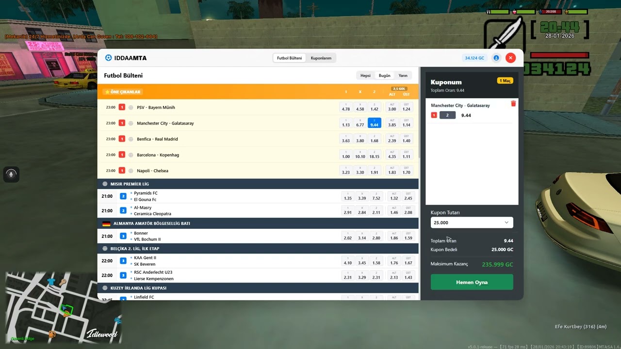 [ Janti Roleplay ] kupon yaparken canlı müzik keyfi