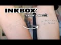 INKBOX Tattoos Review | Does it last?!