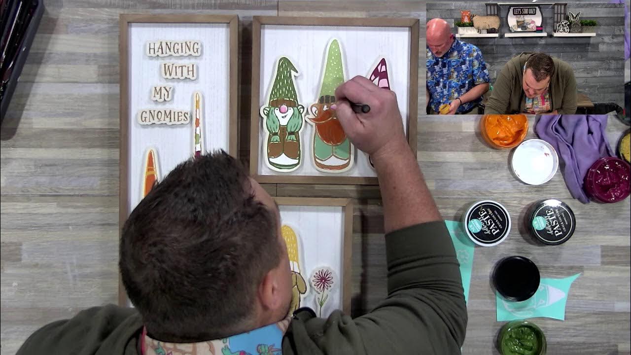 Chalk Couture How To Use "Family Of Gnomes" DIY Box Frame Wall Decor