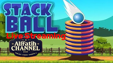 Alfatih Live Stack Ball 3d #gameslive #stackball #shortsfeed #shorts #youtubelive