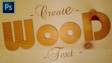 How to Create Wood Text Effect | Photoshop Tutorial