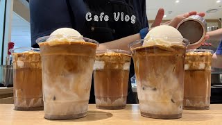 Cafe Vlog | 🍵🗿Surviving the Matcha Craze🗿🍵