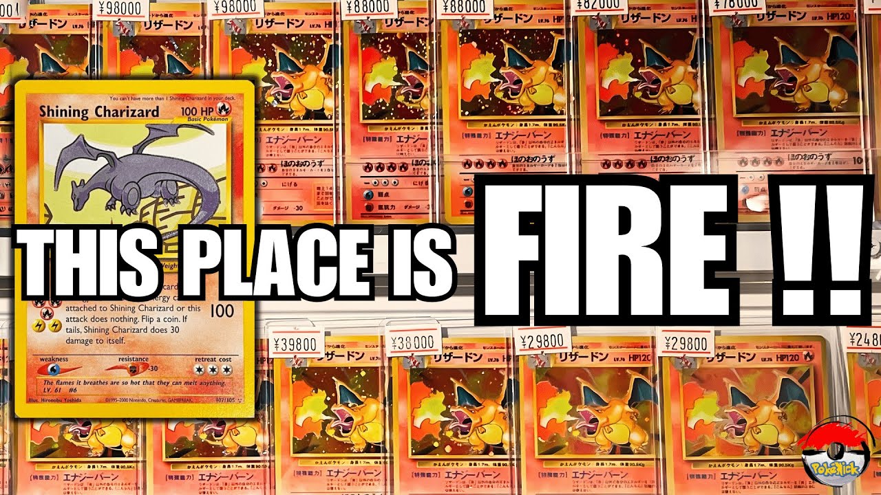 Vintage Pokemon cards in Akihabara! - YouTube