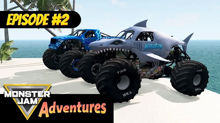 Monster Jam Adventures | Animated Kids Show - Beac...