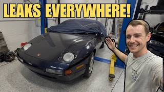 Tackling The Oil Leaks On My Porsche 928 S4