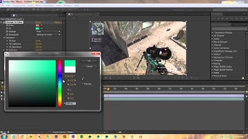 Camo Color Change // After Effects Tutorial // by NurezStudios